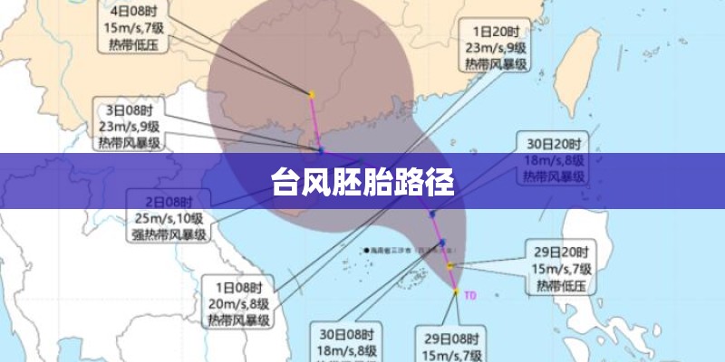 台风胚胎路径