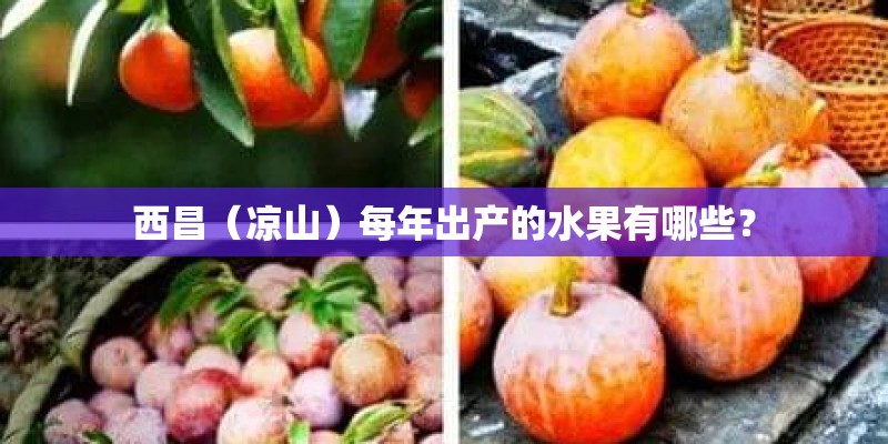 西昌（凉山）每年出产的水果有哪些？