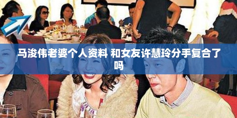 马浚伟老婆个人资料 和女友许慧玲分手复合了吗 马浚伟老婆个人资料 和女友许慧玲分手复合了吗