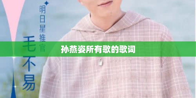 孙燕姿所有歌的歌词 孙燕姿所有歌的歌词
