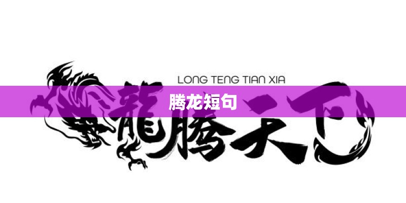 腾龙短句