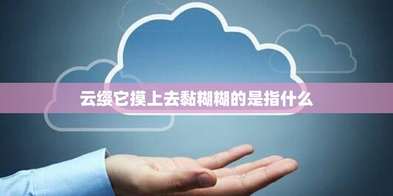 云缨它摸上去黏糊糊的是指什么