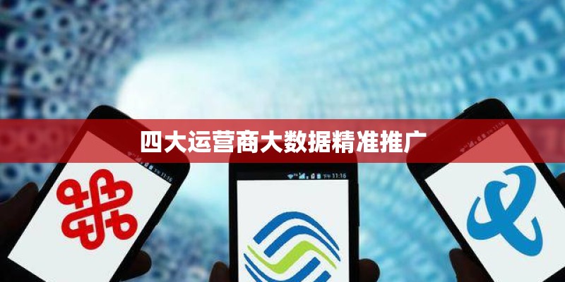 四大运营商大数据精准推广