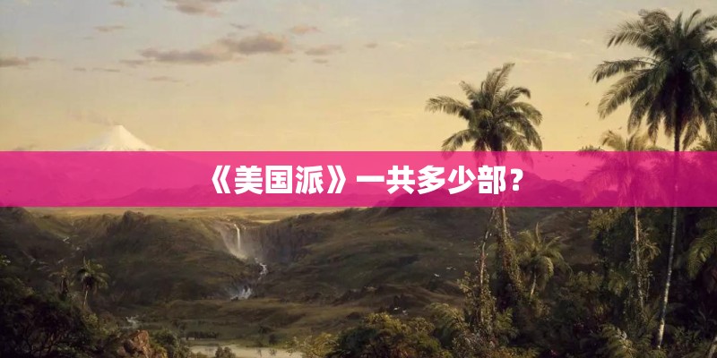 《美国派》一共多少部？