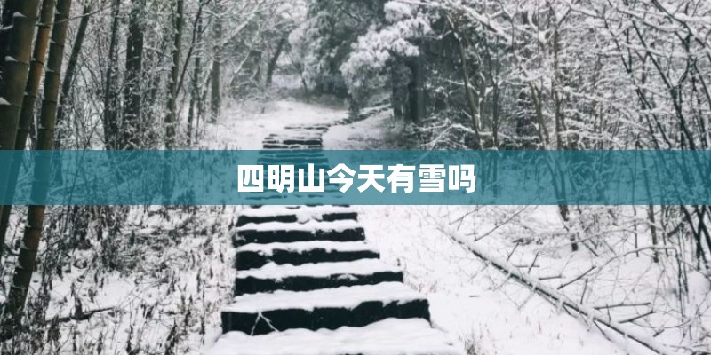 四明山今天有雪吗