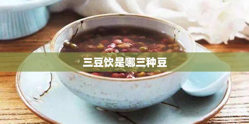 三豆饮是哪三种豆
