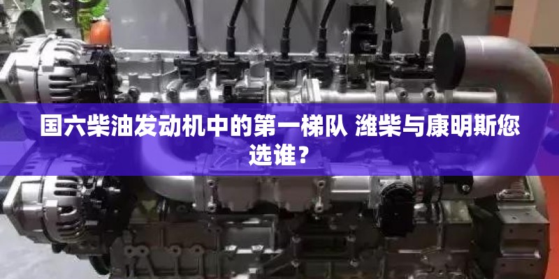 国六柴油发动机中的第一梯队 潍柴与康明斯您选谁？